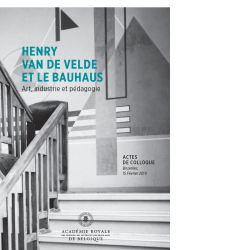Henry van de Velde et le Bauhaus
