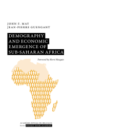 Demography and economic emergence of sub-saharan Africa